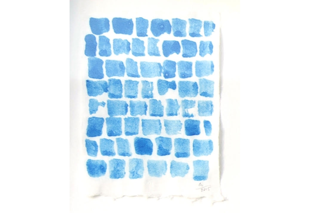 clairedechavagnacbrugnon,bleuciel,oeuvresurpapier