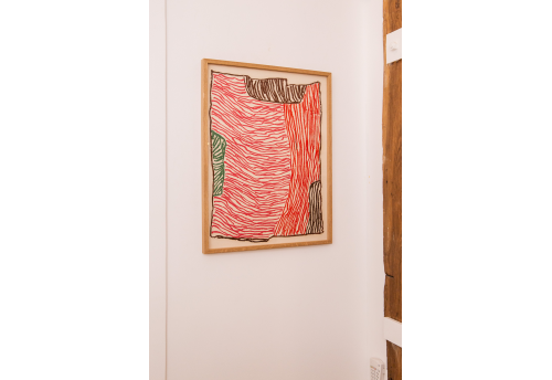 Possible sur papier - rose & rouge