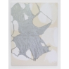 Untitled (cadmium/silver/white)