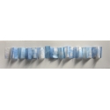 Longue ligne bleue papillons