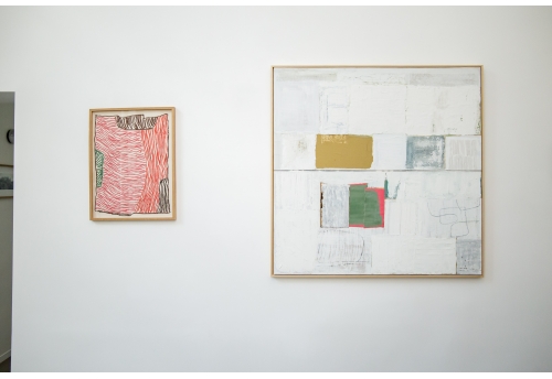 Possible sur papier - rose & rouge