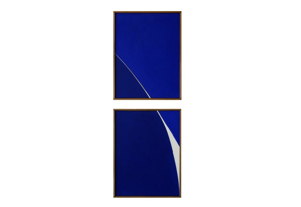 Blue Diptych