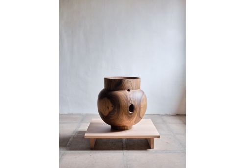 Walnut Land Jar