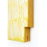 578 - White hatching on yellow shape