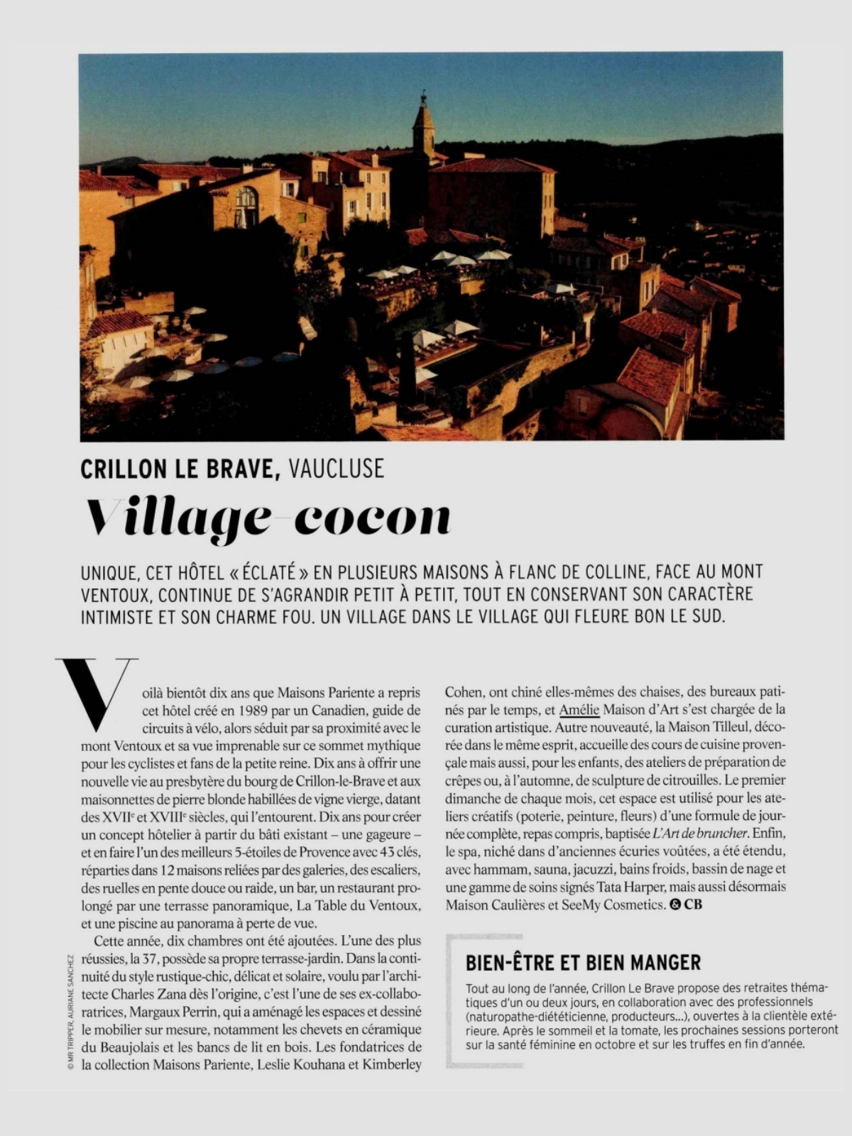 Village cocon — La galerie Amelie du Chalard dans Hôtel & Lodge